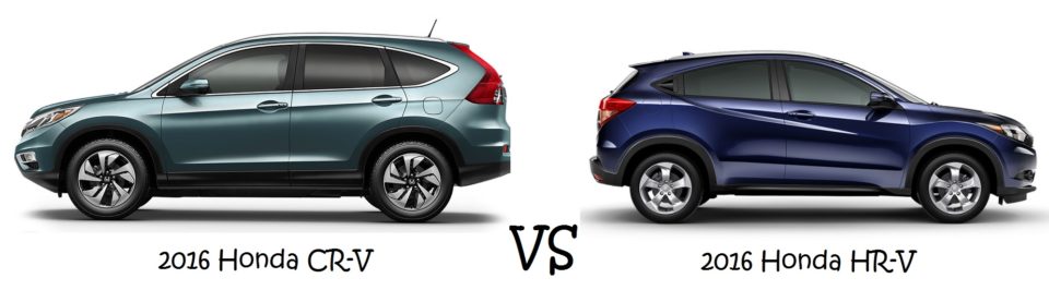 2016 Honda CR-V vs 2016 Honda HR-V Greenville