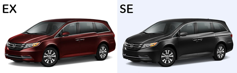 Honda odyssey sale lx vs ex