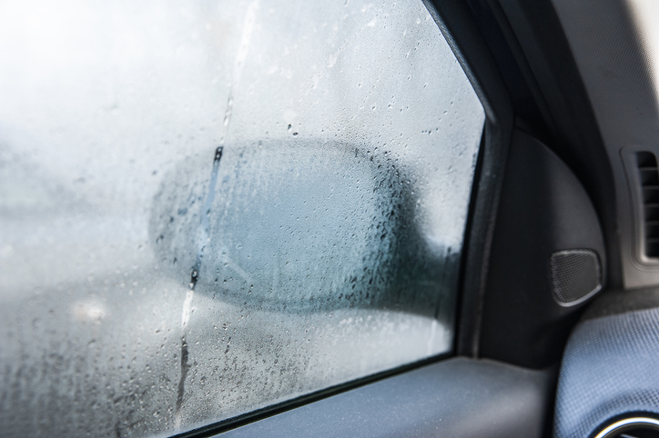 condensation on car window