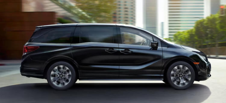 Summer Trip in Your Odyssey - Black Honda Odyssey on the road